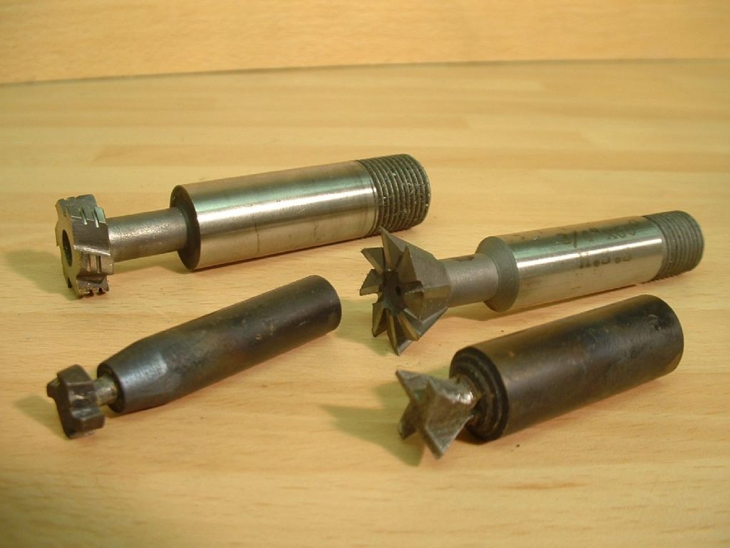 T cutters and dovetail cutters